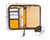 Lochby Pocket Journal Wallet - Harbor - Dimensions