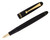 Pilot Custom Slim Fountain Pen - Black with Gold Trim, 14kt Fine NIb (2026-0827-03) - Open