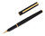 Pilot Grandee Urushi Fountain Pen - Black with Gold Trim, 14kt Fine NIb (2026-0827-05) - Open