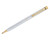 Sheaffer Targa 1001xgs Ballpoint - Stainless Steel with Gold Trim (2026-0916-02)
