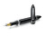 Sheaffer Balance III Fountain Pen - Black with Chrome Trim - Open