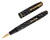 Conway Stewart 28 Fountain Pen - Black Cracked Ice, 14ct Medium Nib (2026-0930-07) - Open