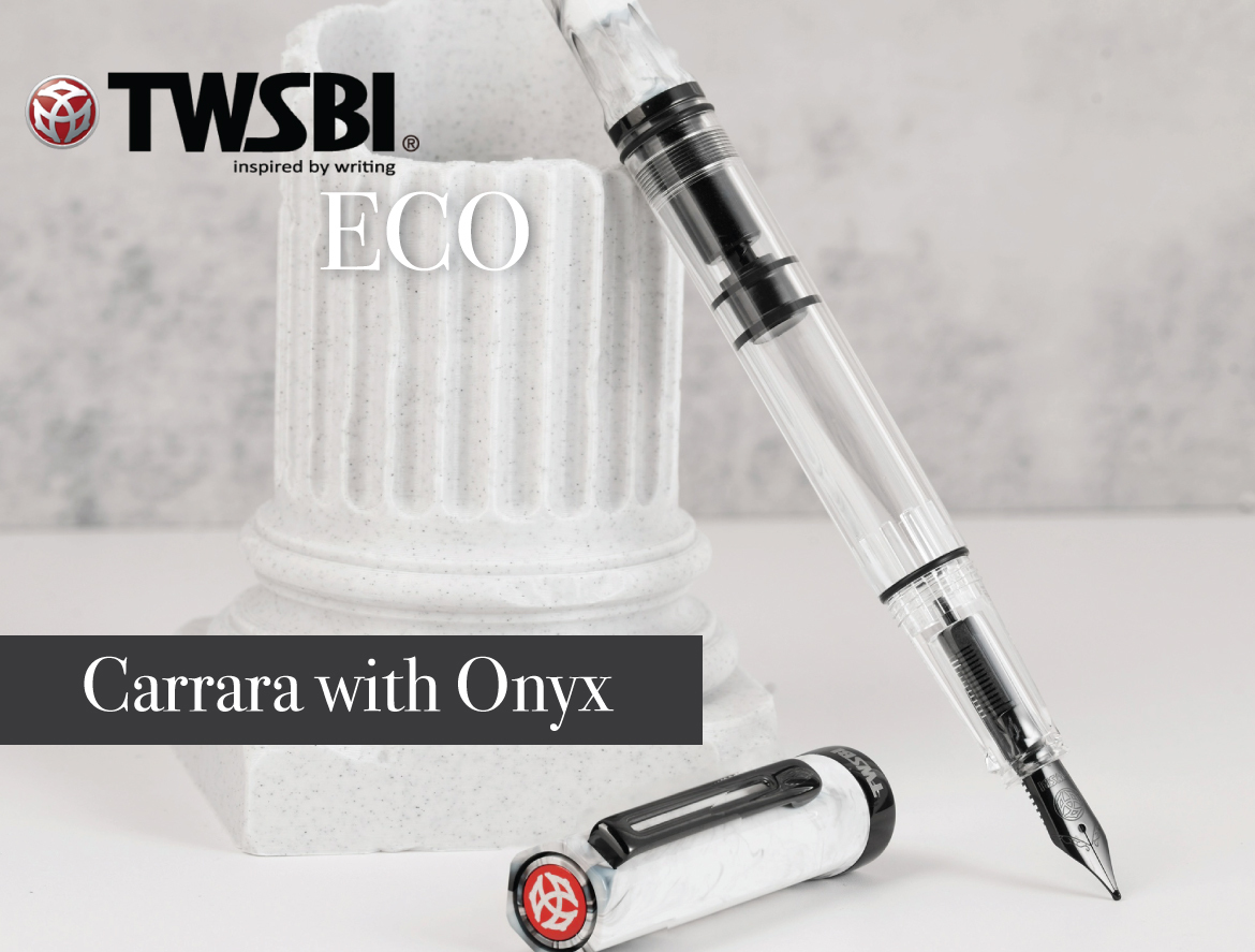 TWSBI Eco Carrara with Onyx Trim