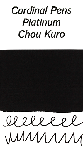 Platinum Chou Kuro Ink Sample (4ml Vial) - Cardinal Pens & Paper