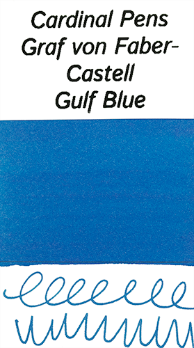 Graf von Faber-Castell Gulf Blue Ink Sample (4ml Vial) - Cardinal