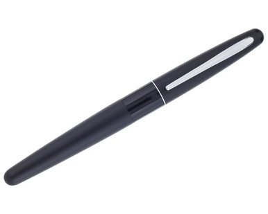 Pilot Metropolitan Fountain Pen - Black Plain, Steel Fine Nib