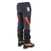 Clogger Zero Chainsaw Pants Orange Flash Side Back Clogger Zero Chainsaw Pants Orange Flash Side Back
