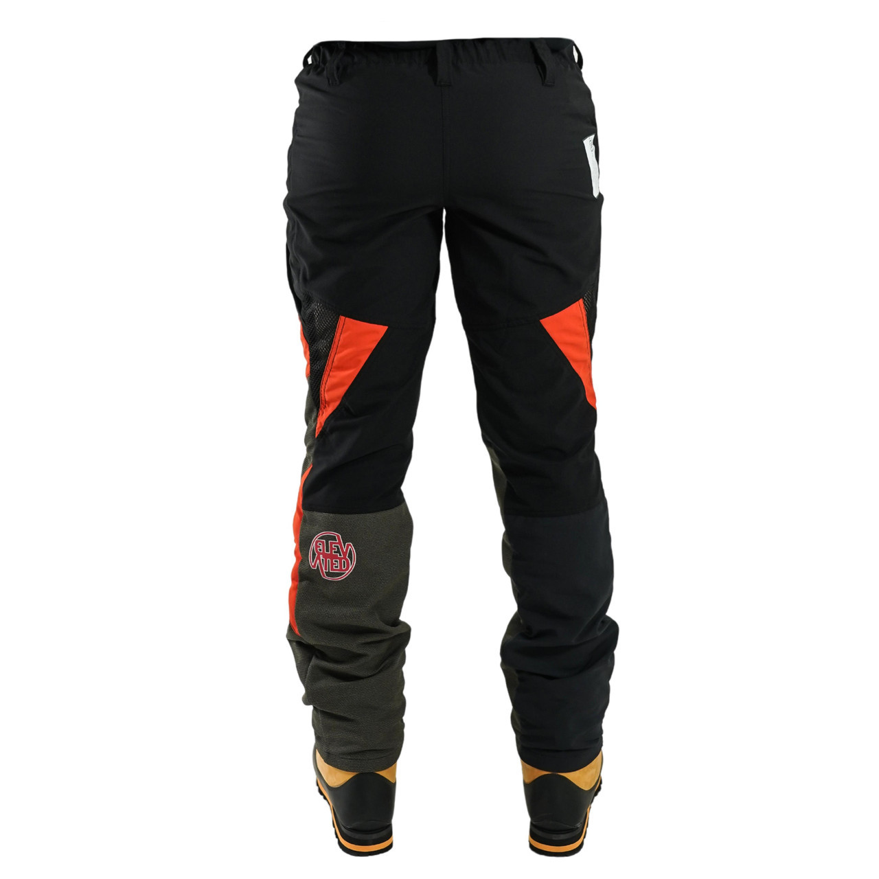 Clogger Elevated Edition Zero Gen2 Light and Cool Men's Arborist Chainsaw  Pants - Black/Red - Clogger CA