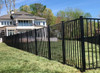 Two Rail Smooth Top Residential Aluminum Fence Panel