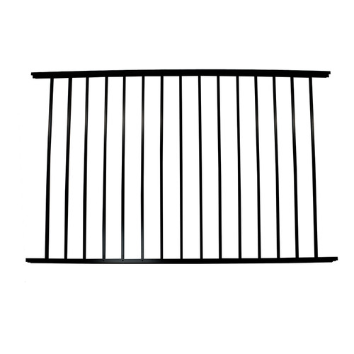 Two Rail Smooth Top Aluminum Fence Panel