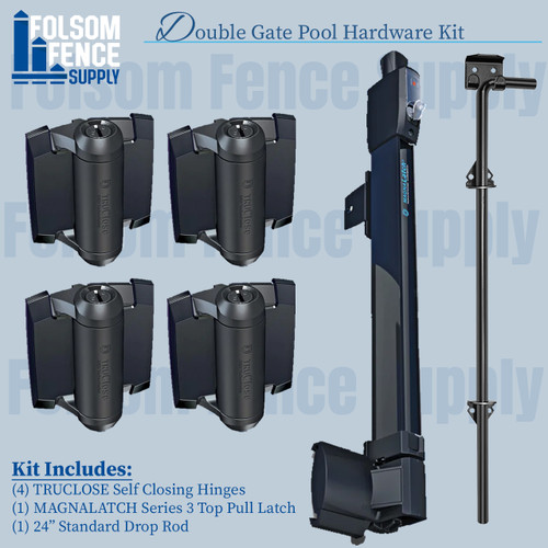 Double Gate Pool Hardware Kit