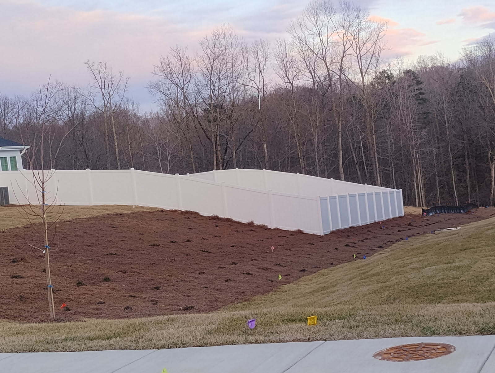 6ft privacy vinyl fence