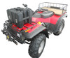 This case includes straps to attach to most ATV racks.