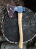 1.7# Hickory-CRAFT Camp Carver - 16" Curved Hickory Handle & Leather Mask