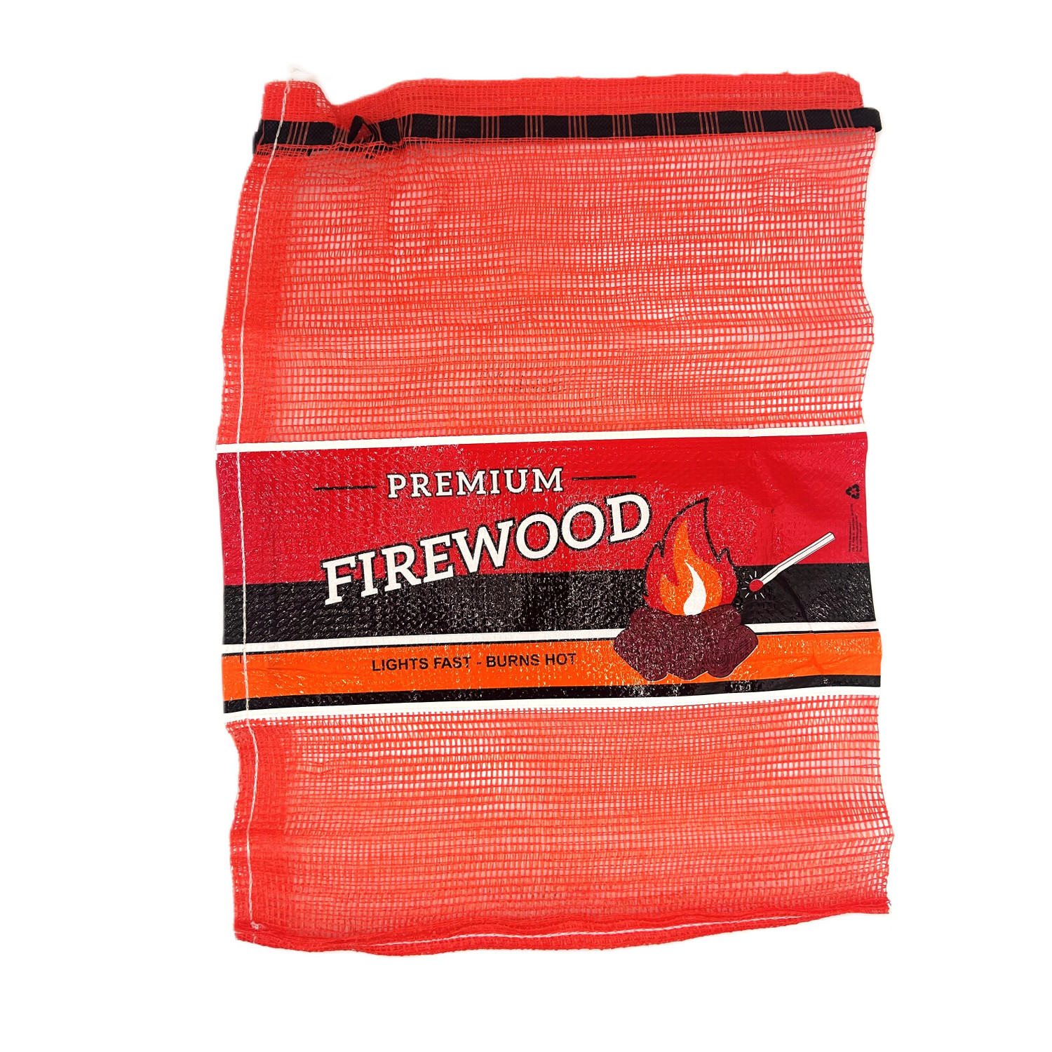 Orange Firewood Bag | 0.75 CF 18x25 | Northern Woodsmen