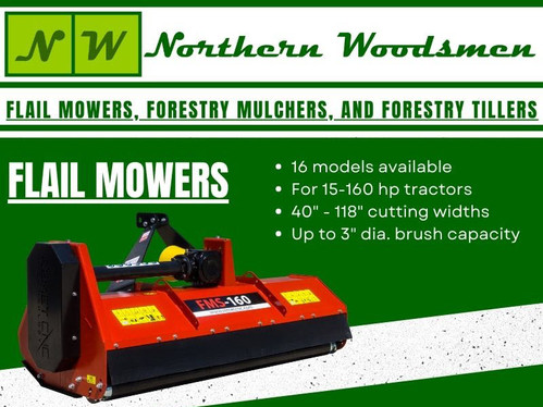 Flail Mowers, Forestry Mulchers, and Forestry Tillers