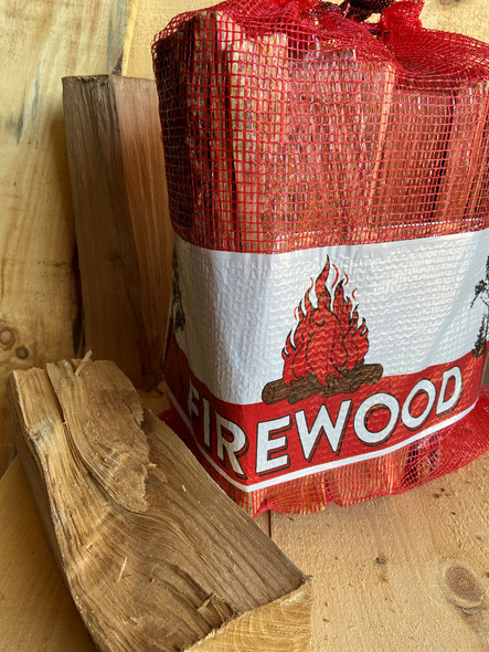 Northern Woodsmen 1.0 CF 21x25 Mesh Firewood Bag - RED