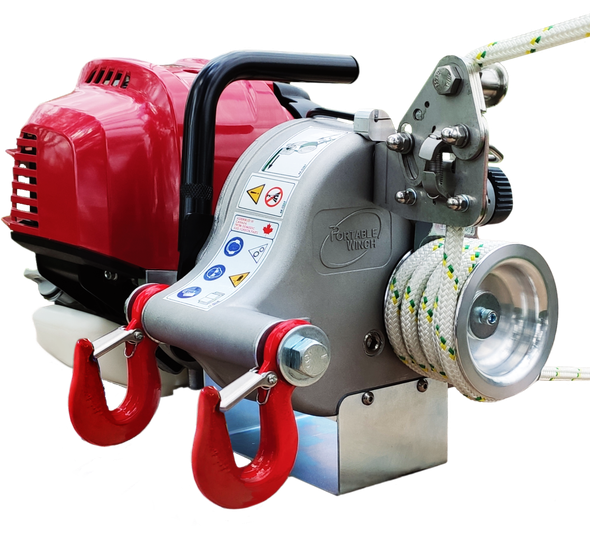 Portable Winch PCW 4000 Gas Powered Capstan Winch with rope