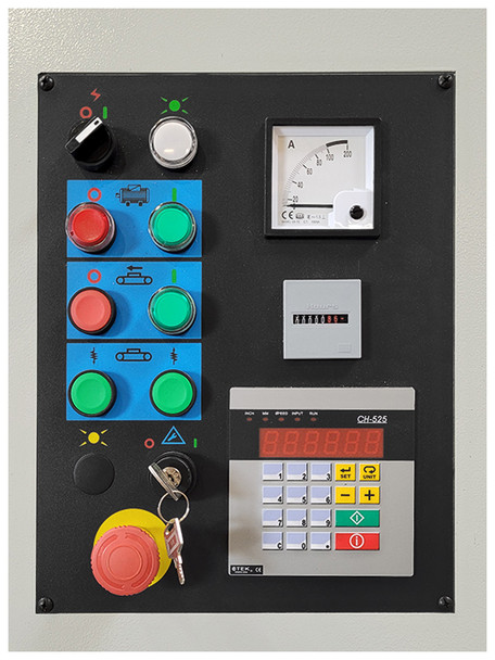 Cantek C431 Widebelt Sander – Control Panel