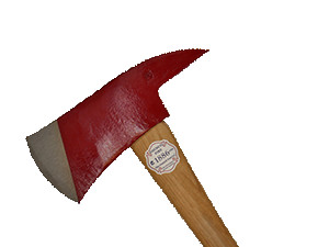 6lbs Pickhead Fire Axe with 32" Straight Hickory Dual Grip Handle