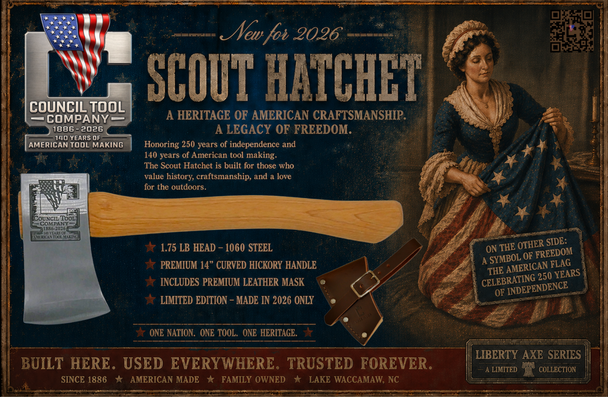 Commemorative Liberty Scout Hatchet Information