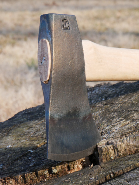 Council Tool Flying Fox Camping Hatchet - 22" Straight Hickory Handle