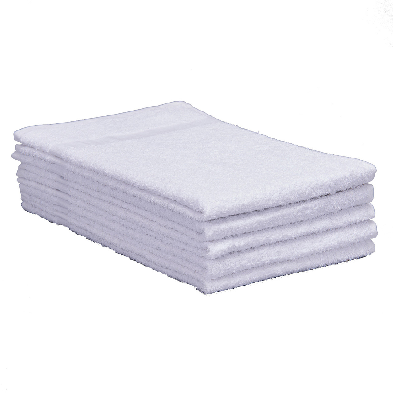 Cotton Terry Towels 16x27 Medium Weight White Specials