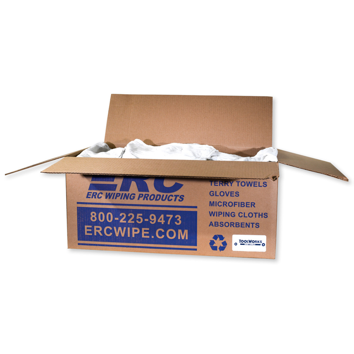 Wholesale White Shop Towels 50 Lb. Box New