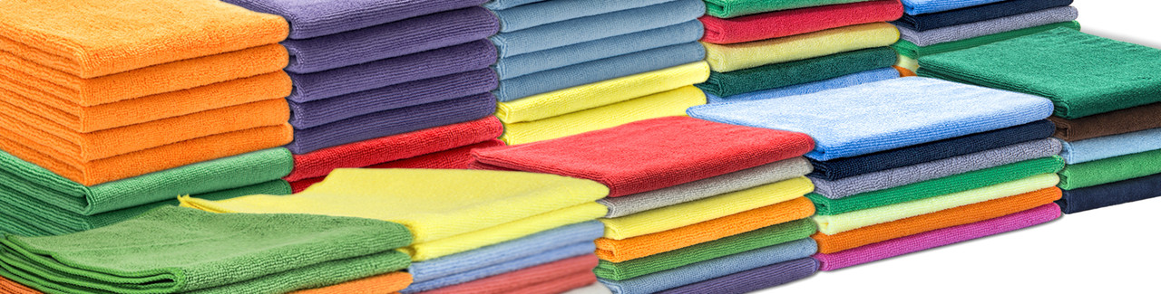 Wholesale Microfiber Towels Heavyweight 16x16 Bulk 50 Packs