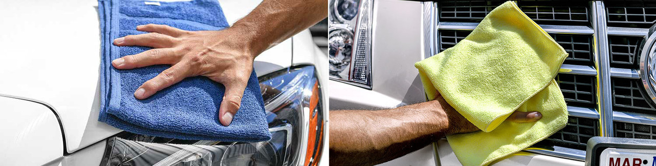 Waffle Weave Microfiber Glass Cleaning Towel 15 X 25 - The Auto Detail Guy