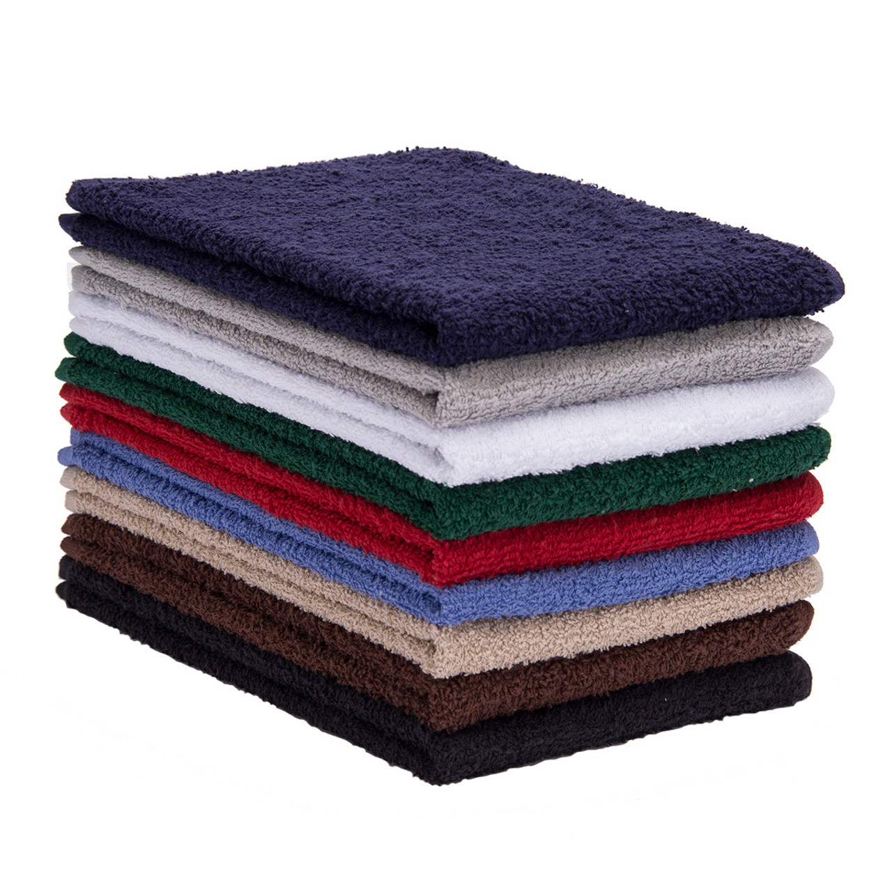 Wholesale Microfiber Towels Heavyweight 16x16 Bulk 50 Packs