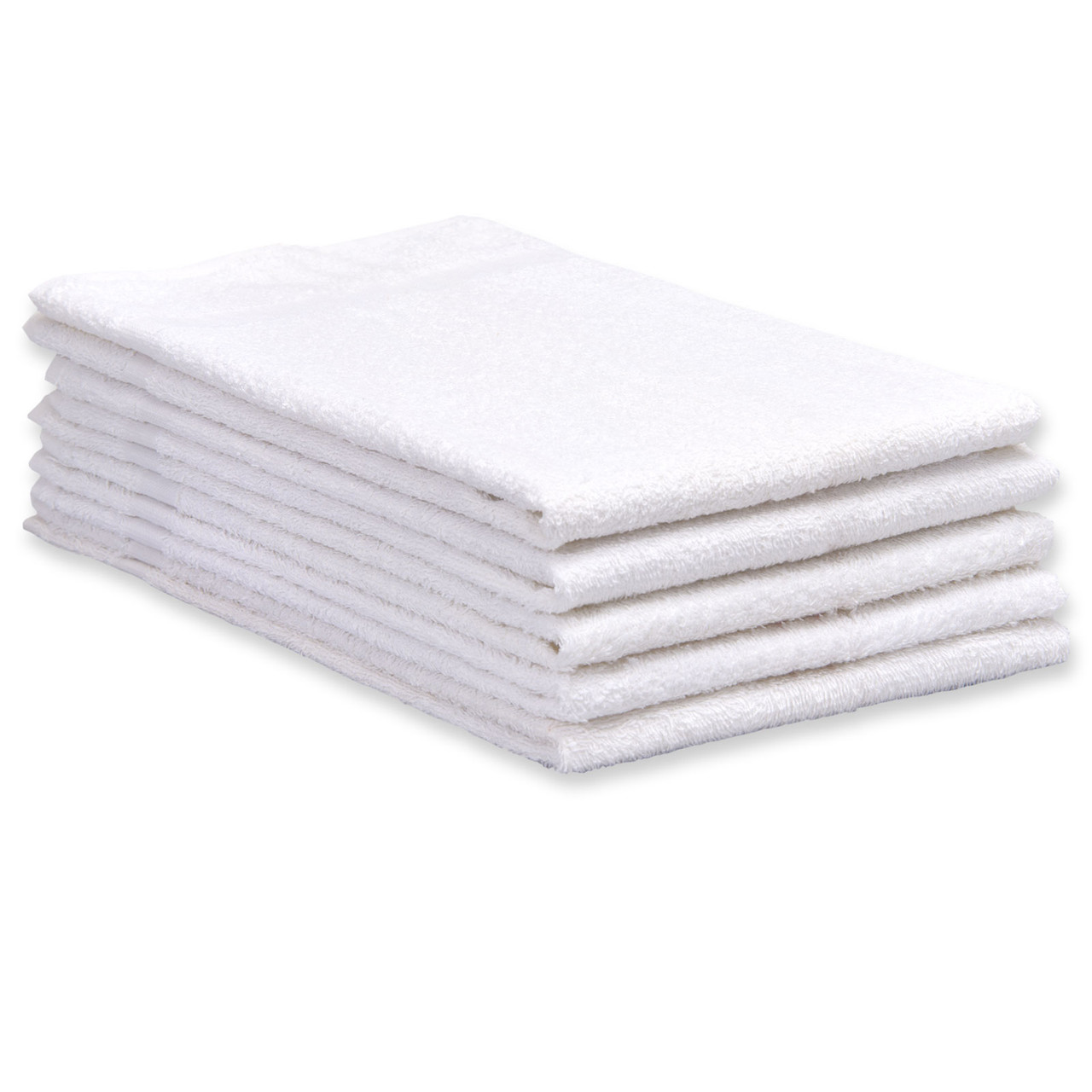 Wholesale Cotton Terry Towels 16x27 Medium Weight White