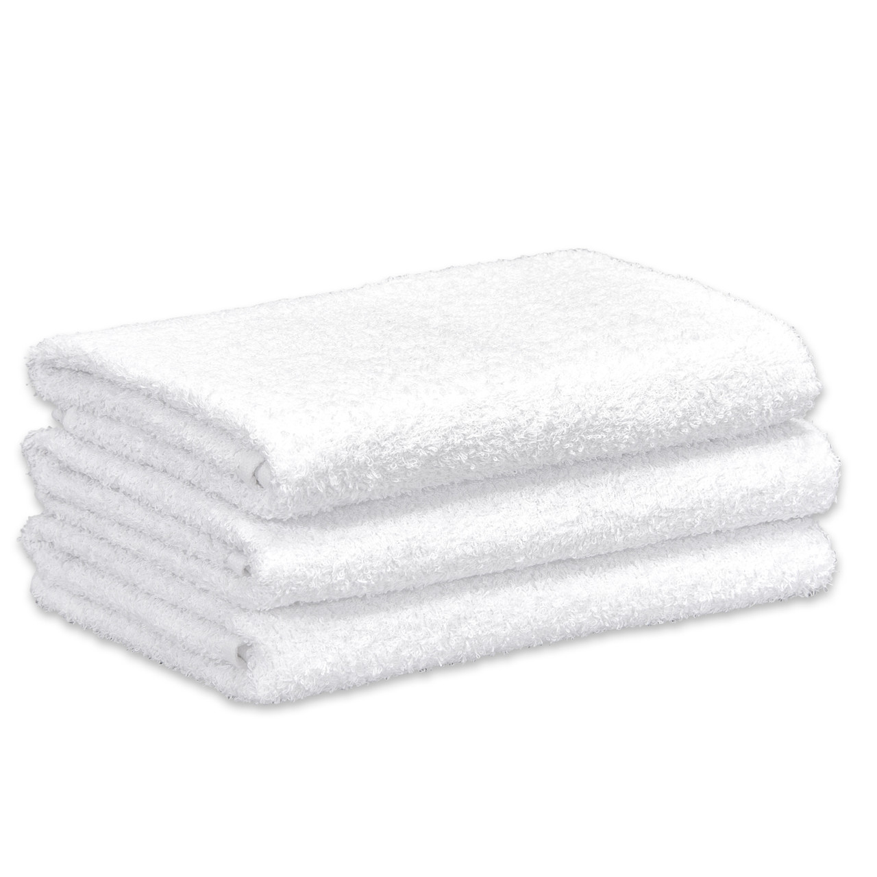 Wholesale White Bath Towels, 24x50