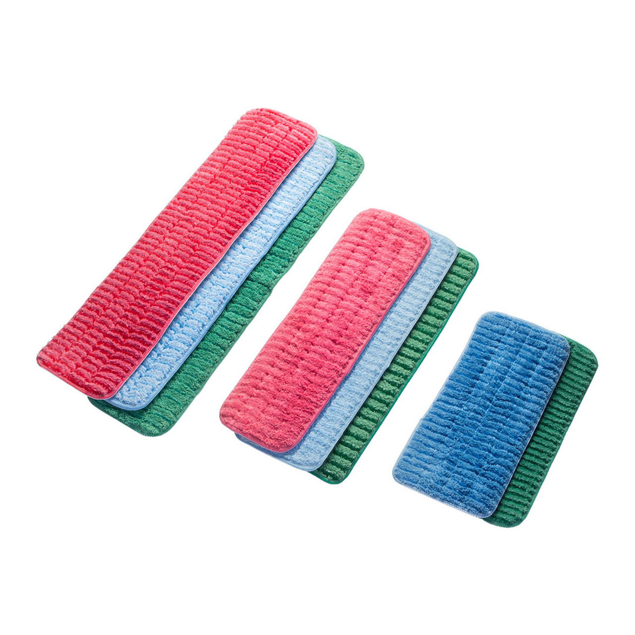 Color Coded Wet Mop Pad  Microfiber Wet Floor Cleaning Mops — Microfiber  Wholesale