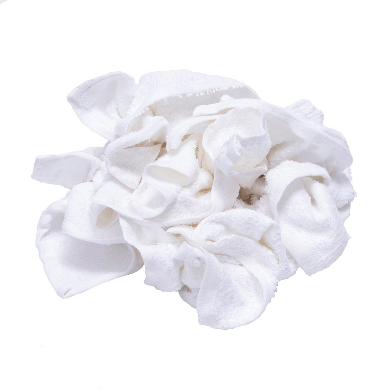 Wholesale Cotton Terry Washcloths 12x12 New White