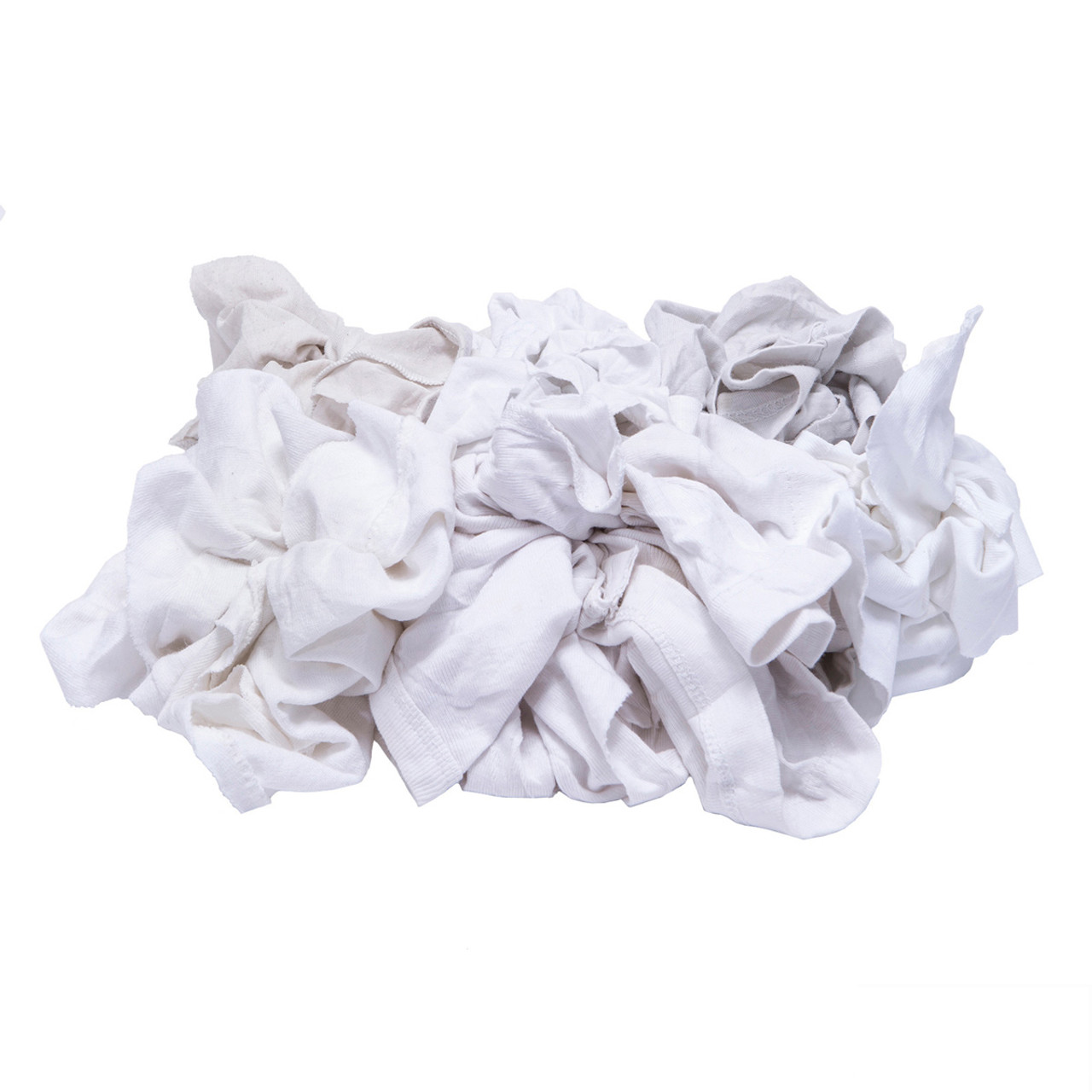 Bulk T-Shirt Rags - White - Pallet - Save Big on Rags