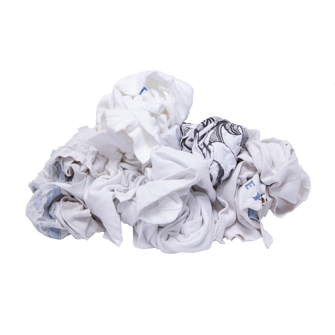 Sheeting Rags Bulk Recycled White 50 Lb. Box