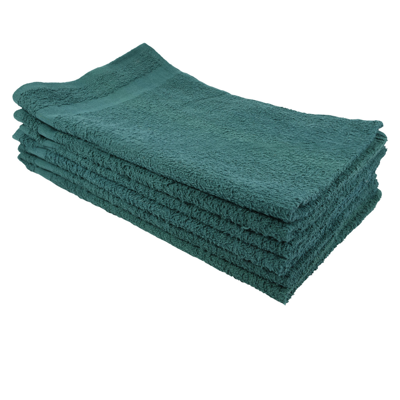 dark green towels