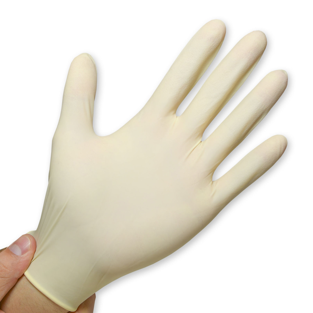 powdered disposable gloves