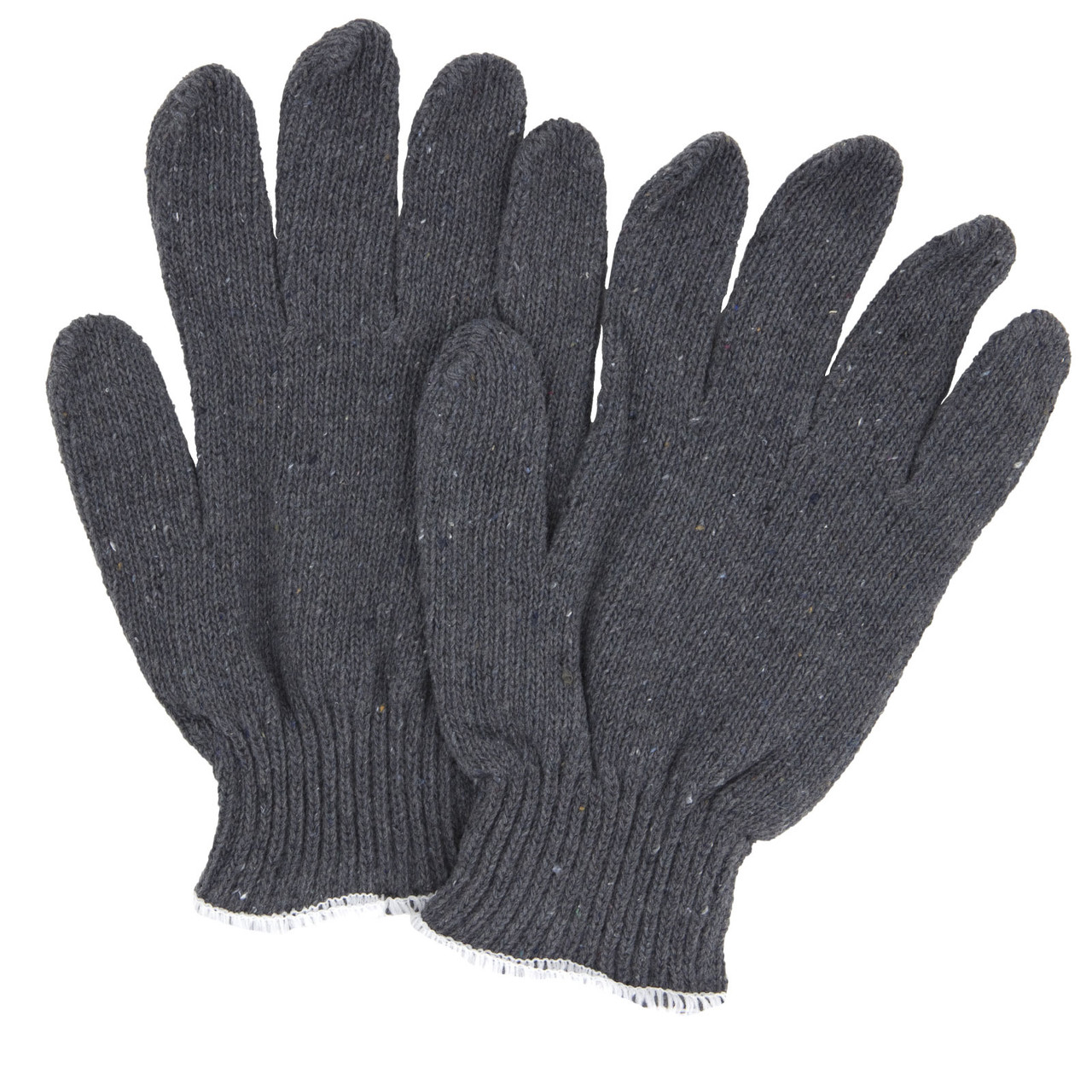 Guanti Da Lavoro Bianchi In Misto Cotone Poliestere – 6 Paia – Taglia Large Uomo - Foto 3