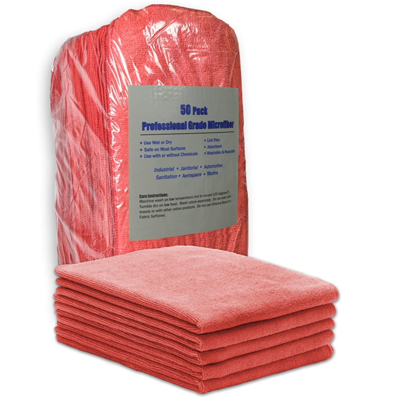 Wholesale Car Wash Microfiber Towels 16x27 50 Packs