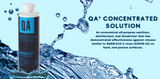 QA Concentrated Solution is a Sanitizer, Disinfectant, and Deodorizer!