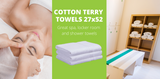 Have You Seen Our White 27x52 Cotton Bath Towels?  
