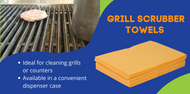  Get Cleaning with Orange Grill Scrubber Towels!