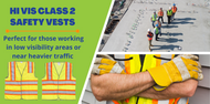 Safety Vests Are Perfect For Those Working In Low Visibility Areas Or Near Heavier Traffic