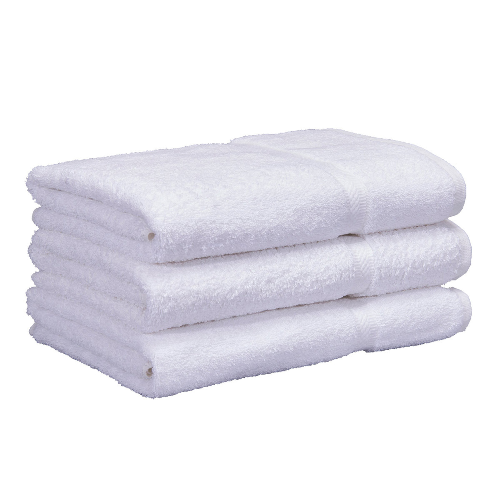 Wholesale Cotton Terry Bath Towels 25x52 White
