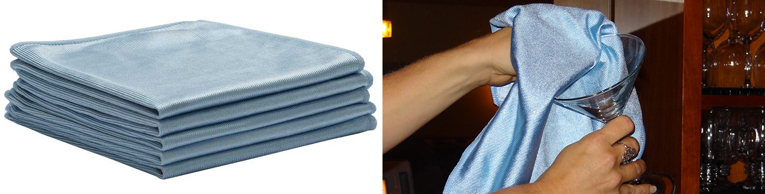Wholesale Microfiber Glass Cleaning Cloths & Lint Free Towels