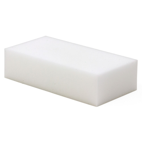 eXpunge® Sponge Cleaning Eraser White, single eraser shown