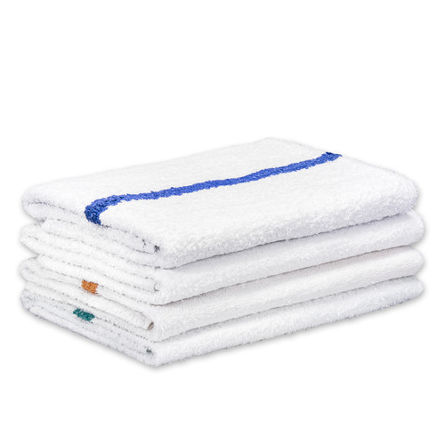 Bath Towel Terry Cloth White for Sale - 20 x 40, 5Lb, 1 Dozen