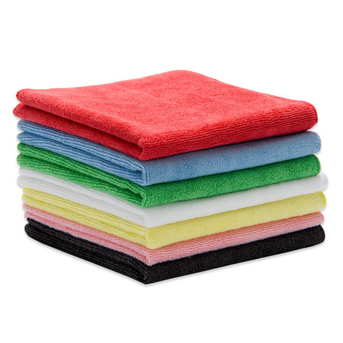 Microfiber Waffle-Weave Towels – Light Green 16×25 – Car Wash World